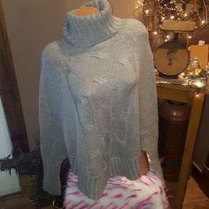 Bebe mohair oversized sweater poncho S NWOT